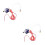2Pièces Extrusion J-Head Métal Pour 3D Ventilateur 4