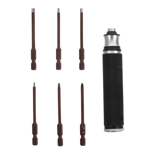 1Ensemble Outils Précis Hexagonal Métal Noir Modélisme