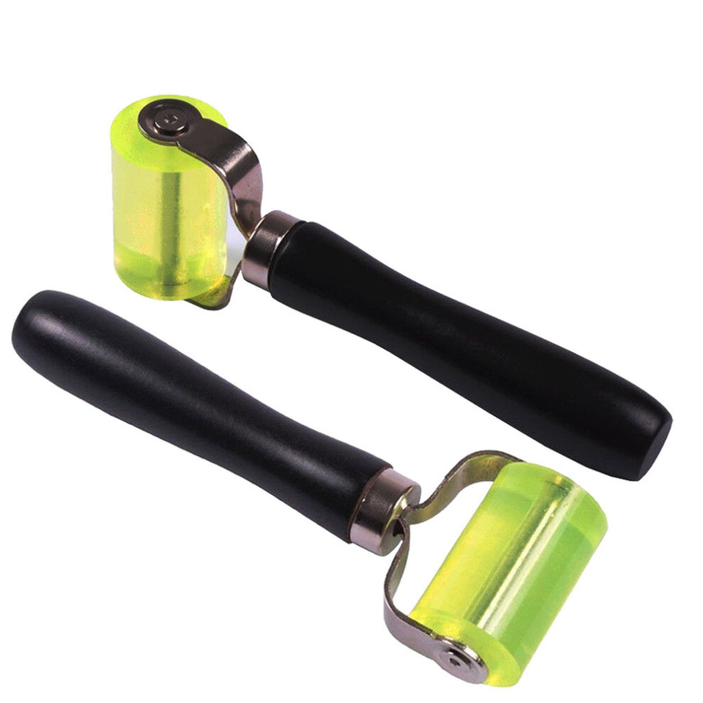 3Pcs Ergonomic Sound Deadening Application Roller For Car Yellow 3633830465533