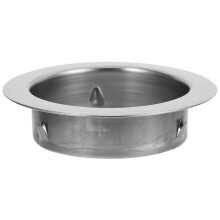 2Pcs Lightweight Stainless Steel Wall Hole Covers for Air Conditioner