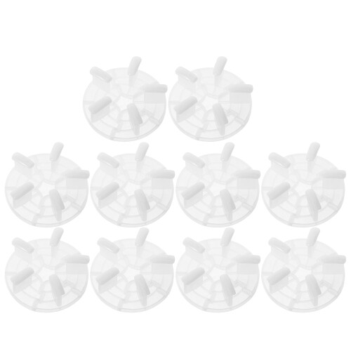 40Pièces Présentoir Ongles Réutilisable Transparent Base Lotus Stable 2