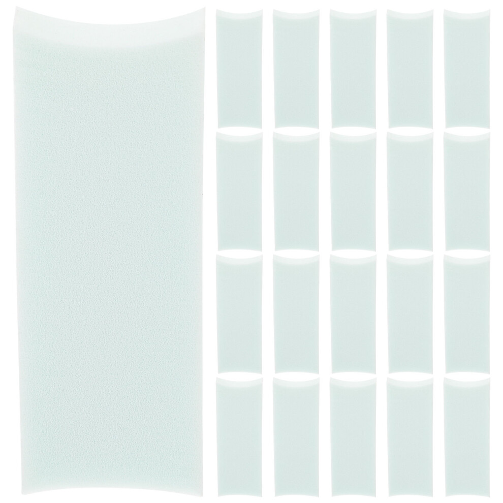 Vaguelly White/Cream 60Pcs Makeup Sponges Wet Dry Powder Puff For Foundation