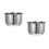 2Pcs Silver Stainless Steel Rice Cooker Replacement Inner Cooking Pot 5