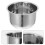 2Pcs Silver Stainless Steel Rice Cooker Replacement Inner Cooking Pot 9