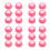 24Pièces Couvercles Rose Wide Mouth Étanche Bébé 6