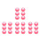 24Pièces Couvercles Rose Wide Mouth Étanche Bébé 5