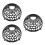 3Pcs Black Plastic Plants Suspension Soil Cover with Easy Installation 8
