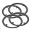 4Pcs Plastic Bike Chainring Guard Black Chain Protector for Cycling 1