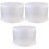 3Pcs Cake Storage Boxes White Paper Lid for Muffin and Cookie Packing 3