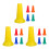 15Pcs Red Reflective Plastic Training Marker Cones for Sports Use 9