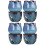 2Stk Blaue Keramik Öl Diffusor Duftlampe Teelicht Halter 6