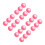 24Pièces Couvercles Rose Wide Mouth Étanche Bébé 8