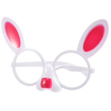 3Pcs Multi Easter Bunny Costume Glasses Lightweight Plastic Frames
