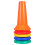 15Pcs Red Reflective Plastic Training Marker Cones for Sports Use 1