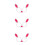 3Pcs Multi Easter Bunny Costume Glasses Lightweight Plastic Frames 4