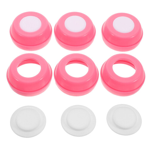 24Pièces Couvercles Rose Wide Mouth Étanche Bébé 1