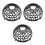 3Pcs Black Plastic Plants Suspension Soil Cover with Easy Installation 4