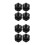 8Pièces Adaptateur Double Vis 1/4'' Pour Trépied Et Support Flash Noir 7