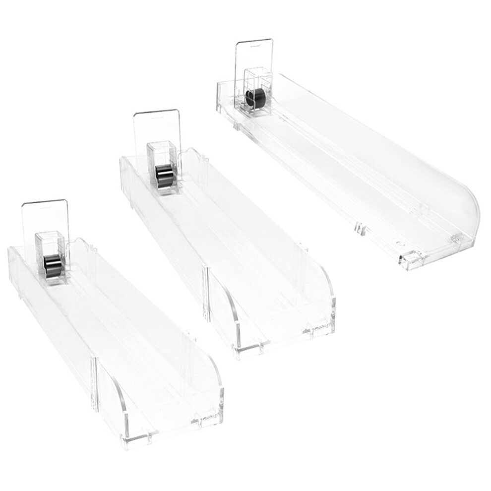 Happyyami 3Pcs Plastic Cigarette Display Holder Pusher Tray For Store Counter