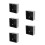 5Pièces Boîte De Connexion Murale 86 Inoxydable Argentée Durable 7