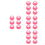 24Pièces Couvercles Rose Wide Mouth Étanche Bébé 3