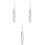 3Pcs Mobile Phone Chain Beaded Wrist Strap Multi-Function Hanging Cord 3