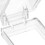 8Pcs Transparent Plastic Switch Covers for Outdoor Button Protection 10