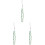3Pcs Mobile Phone Chain Beaded Wrist Strap Multi-Function Hanging Cord 2