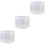 3Pcs Cake Storage Boxes White Paper Lid for Muffin and Cookie Packing 4