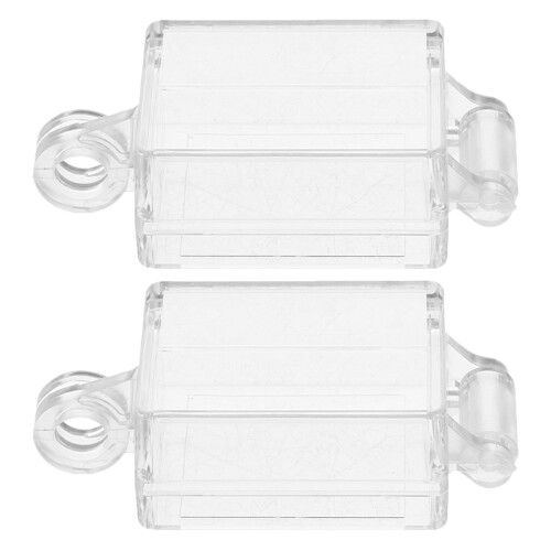 8Pcs Transparent Plastic Switch Covers for Outdoor Button Protection 1
