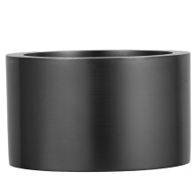 2Pcs High Purity Graphite Crucible Bowls Black for Home Metal Smelting