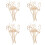 4Sets Natürliche Rattan Duftstäbchen Beige Für Öl-Diffuser Zuhause 5