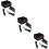 3Pcs Dual Hard Disk Dock Black Multi-Function Reader for Computer Use 10