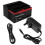 3Pcs Dual Hard Disk Dock Black Multi-Function Reader for Computer Use 2