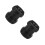 2Pcs Black Plastic Refill Bottle Funnel Adapter Leak Proof for Shampoo 4