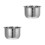 2Pcs Silver Stainless Steel Rice Cooker Replacement Inner Cooking Pot 7
