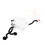 2Pcs Crane Marionette Puppet Soft Yarn Wooden String Toy 3