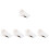 5Pcs White Desk Edges Cup Clip with Hole Design and Storage Space 6