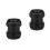 2Pcs Black Plastic Refill Bottle Funnel Adapter Leak Proof for Shampoo 7