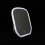 2Pcs Touch LED Makeup Mirror White Foldable Adjustable Beauty Mirror 1