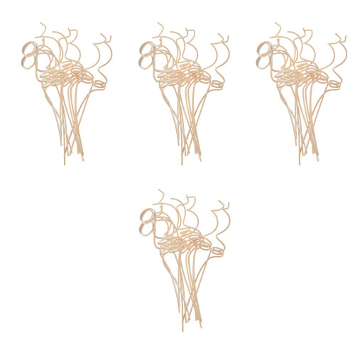 4Sets Natürliche Rattan Duftstäbchen Beige Für Öl-Diffuser Zuhause 2