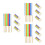 72Pcs Blind Cleaner Duster Tool Bamboo & Microfiber for Narrow Spaces 4