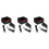 3Pcs Dual Hard Disk Dock Black Multi-Function Reader for Computer Use 5