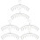 6Pcs Stainless Steel Laundry Drying Hangers with Clips Silver 2