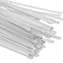 105Pcs Durable Silver Metal Boning for Sewing Corsets and Bridal Wear