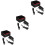 3Pcs Dual Hard Disk Dock Black Multi-Function Reader for Computer Use 6