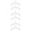 6Pcs Stainless Steel Laundry Drying Hangers with Clips Silver 8