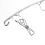 6Pcs Stainless Steel Laundry Drying Hangers with Clips Silver 10