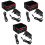 3Pcs Dual Hard Disk Dock Black Multi-Function Reader for Computer Use 4