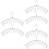 6Pcs Stainless Steel Laundry Drying Hangers with Clips Silver 6